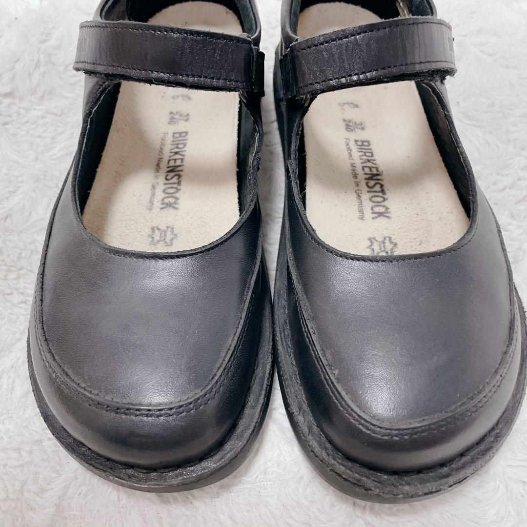 ビルケンシュトック　ジューン　リアルレザー　メリージェーン　ストラップ　パンプス