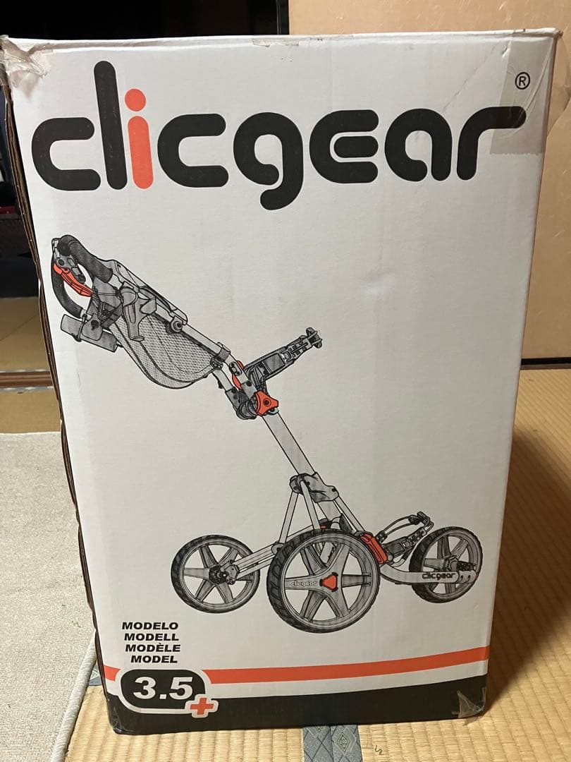 Clicgear 3.5+ クリックギア3.5+ 手引きカート 取扱説明書付き