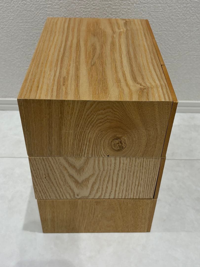 無印良品　天然木収納ボックス 13引き出し