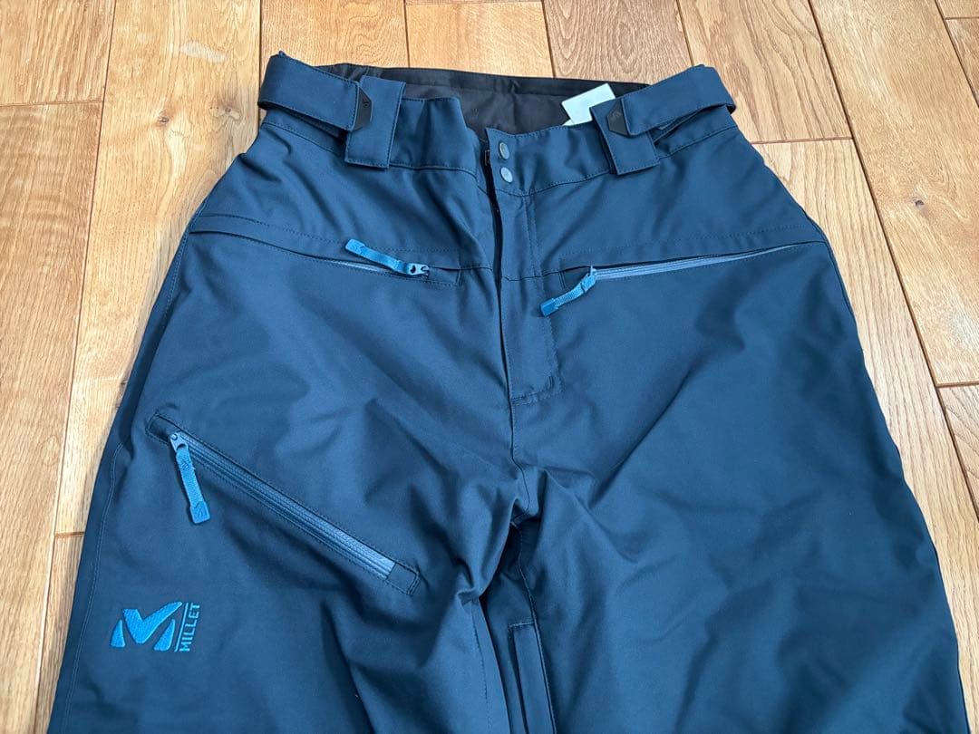 MILLETスキーウェア イエロー/ダークグレー 上下