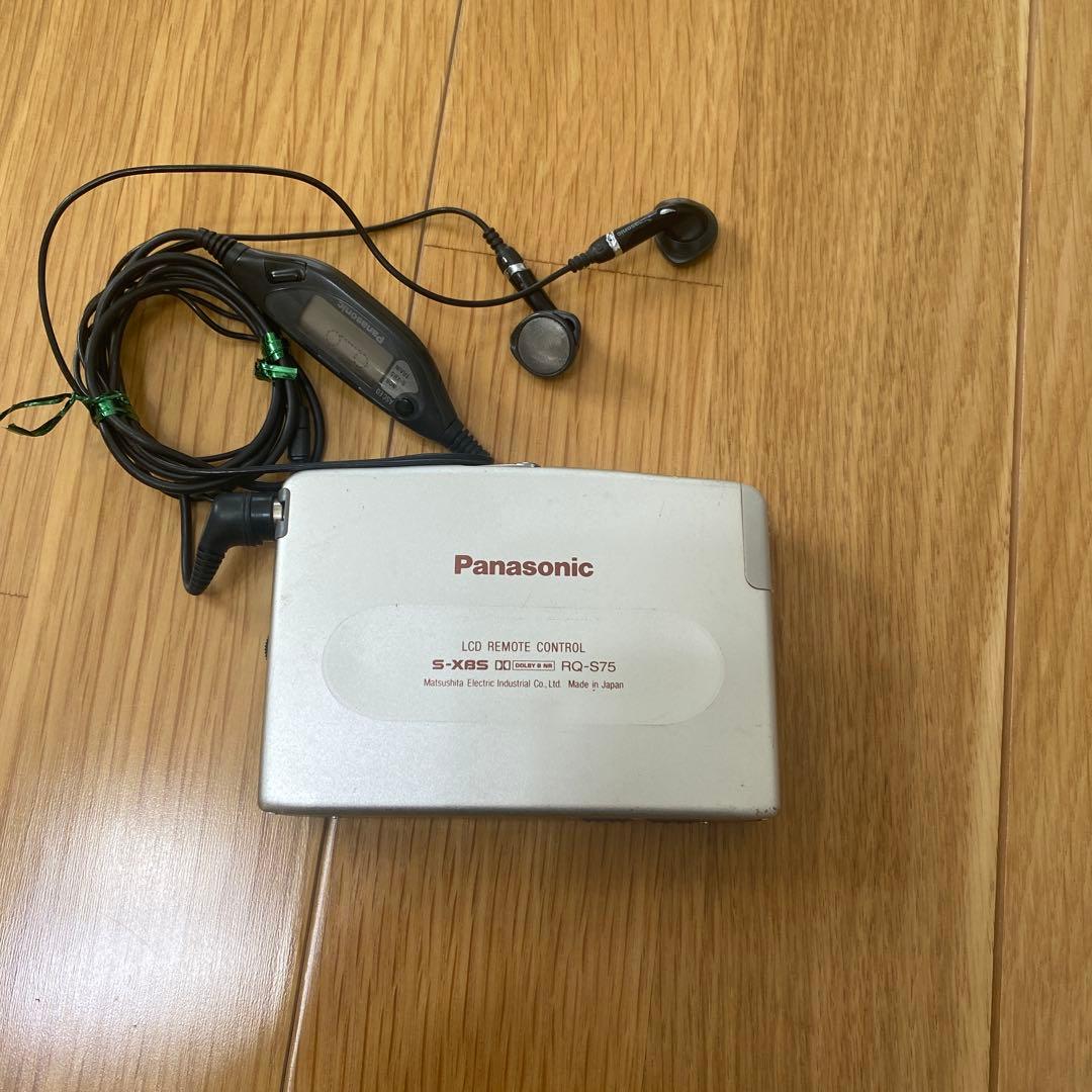 Panasonic RQ-S75カセットプレーヤー動作品