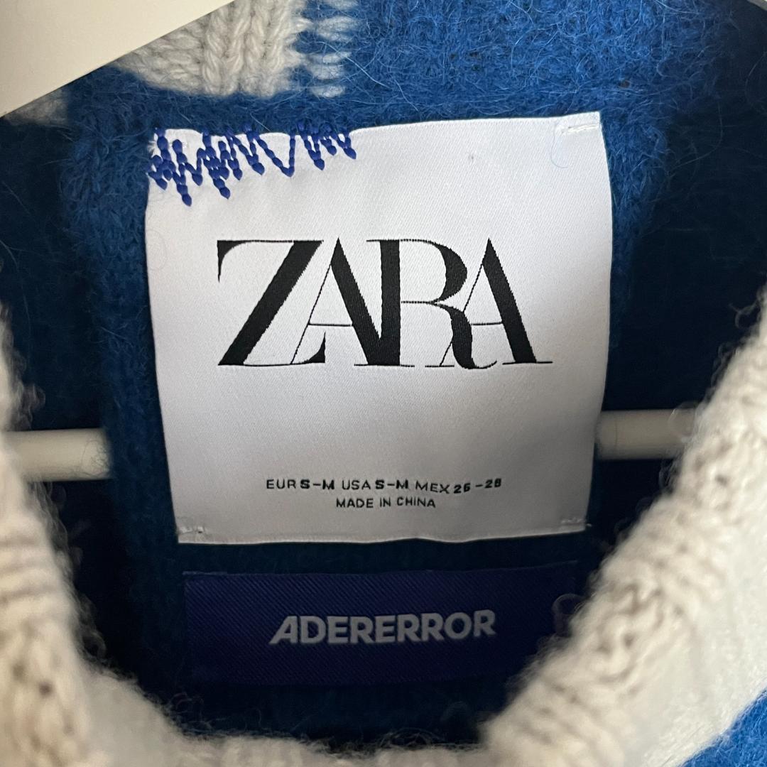新品 Ader Error x Zara パッチワークオーバーサイズニット
