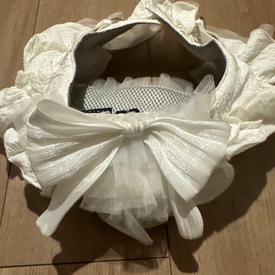 シェリークチュール　 cherircouture フリフリハーネス　ホワイト　S