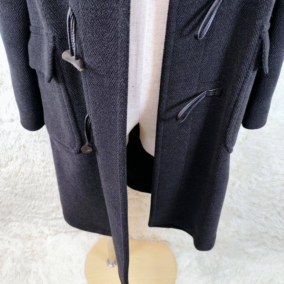 【美品】ニューヨーカー　ダッフルコート　ムーアブルック　肉厚　ヘリンボーン