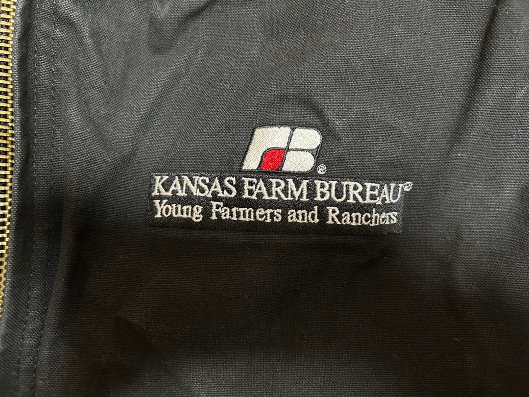 Carhartt ダッグベスト　企業ロゴ　USA製