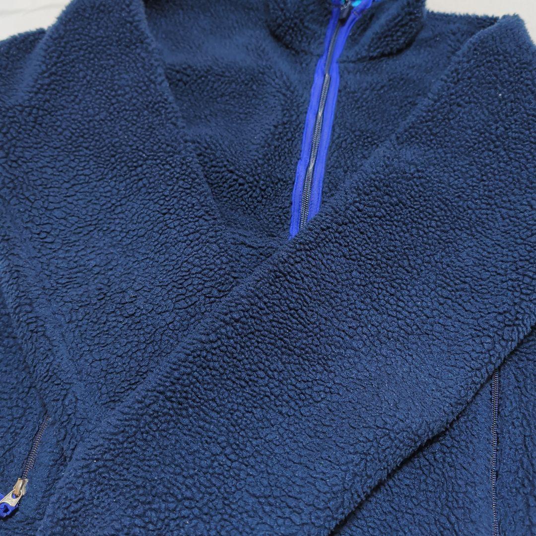 '92 パタゴニア パイルグリセードプルオーバー サファイア S USA製