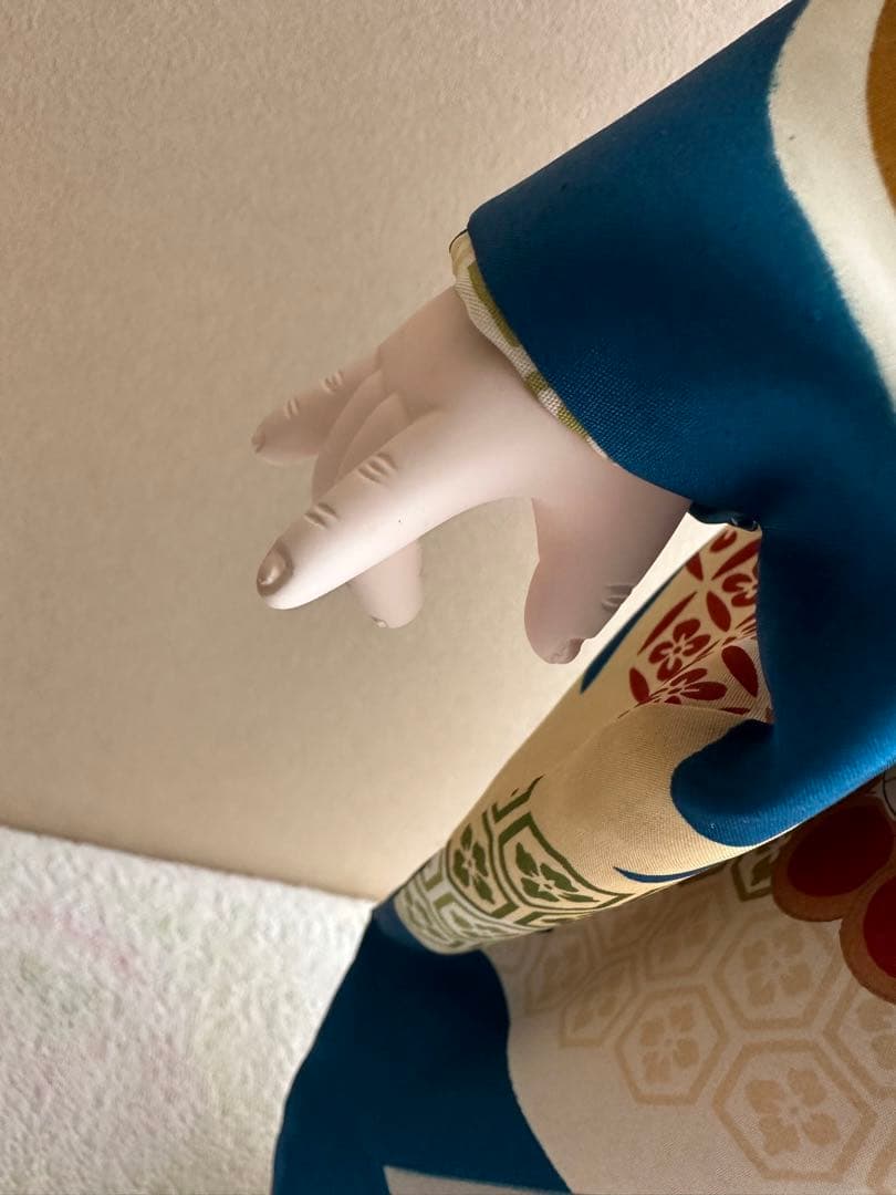 市松人形☆京人形細工司　伊東久重☆可愛い前掛け