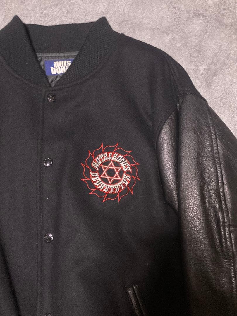 nuts and bonesスタジャン illmatic buddha mcs