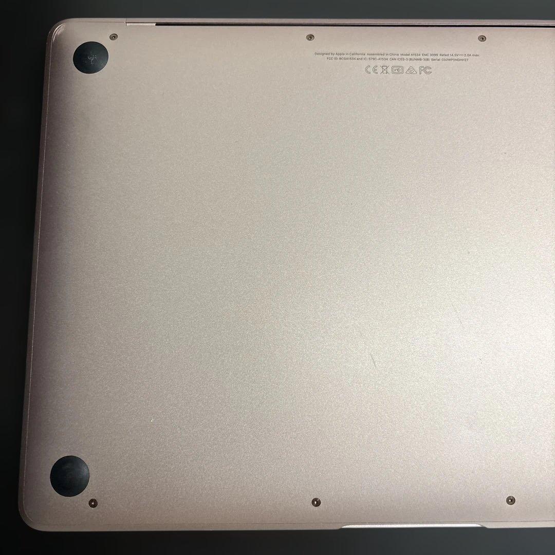 【美品】MacBook Retina 2017年モデル A1534 256GB