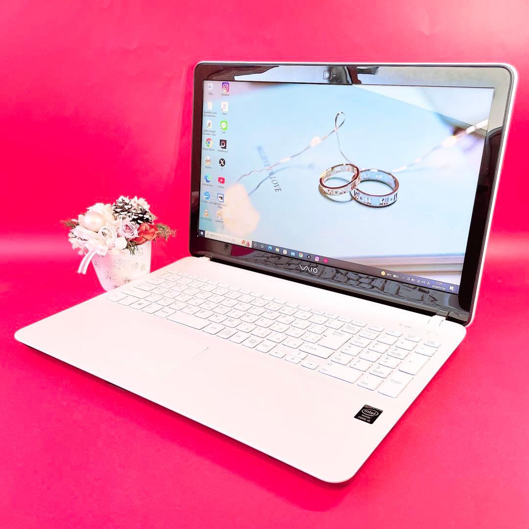 サクサク快適❣️薄型VAIOノートパソコン✨️カメラ大容量SSD1TBメモリ16GB