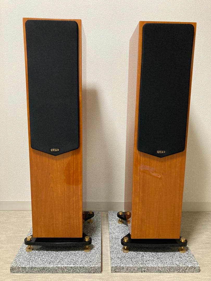 QUAD 22L2 (チェリー)ペア　トールボーイスピーカー