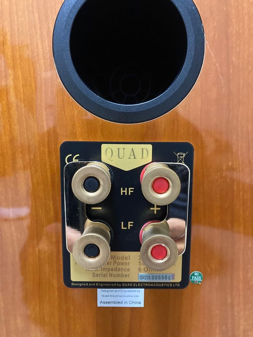 QUAD 22L2 (チェリー)ペア　トールボーイスピーカー