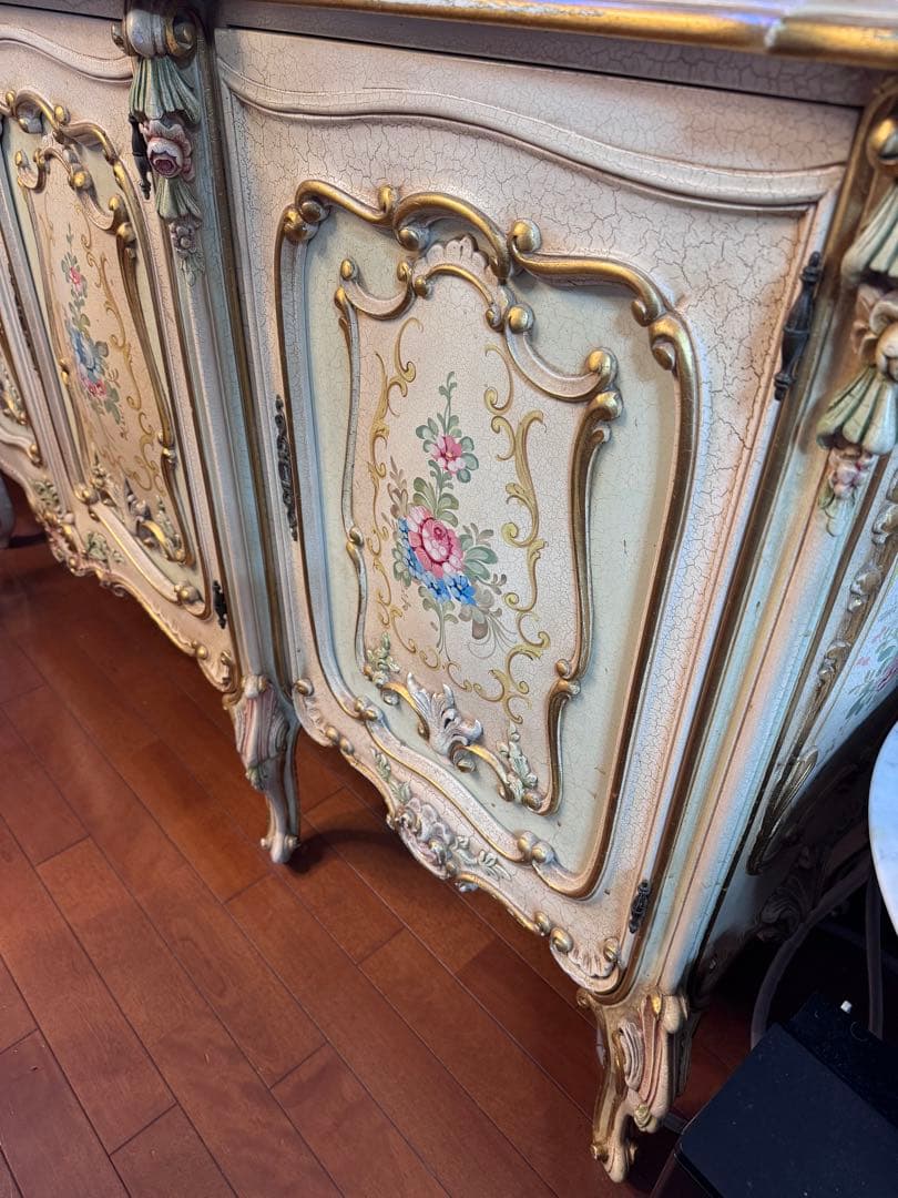 姫系アンティーク　特価　ロココ　高級イタリア　チェスト　タンス　シリック❓