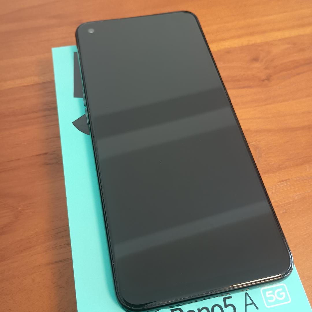 OPPO Reno5 A シルバーブラック SIMフリー 128GB