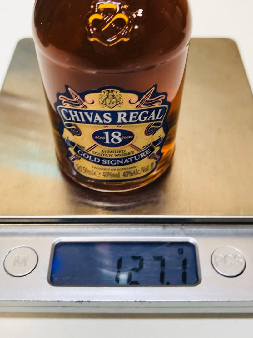 524［未開栓］CHIVAS REGAL 12年 ミズナラ ミニボトル50㎖付き
