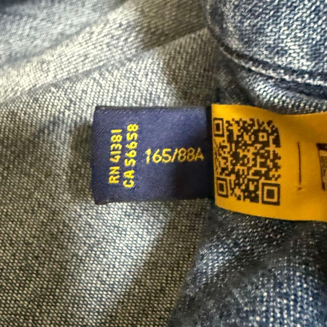 人気❣️定番　ラルフローレン　デニムシャツ　ダンガリーシャツ ポニー刺繍