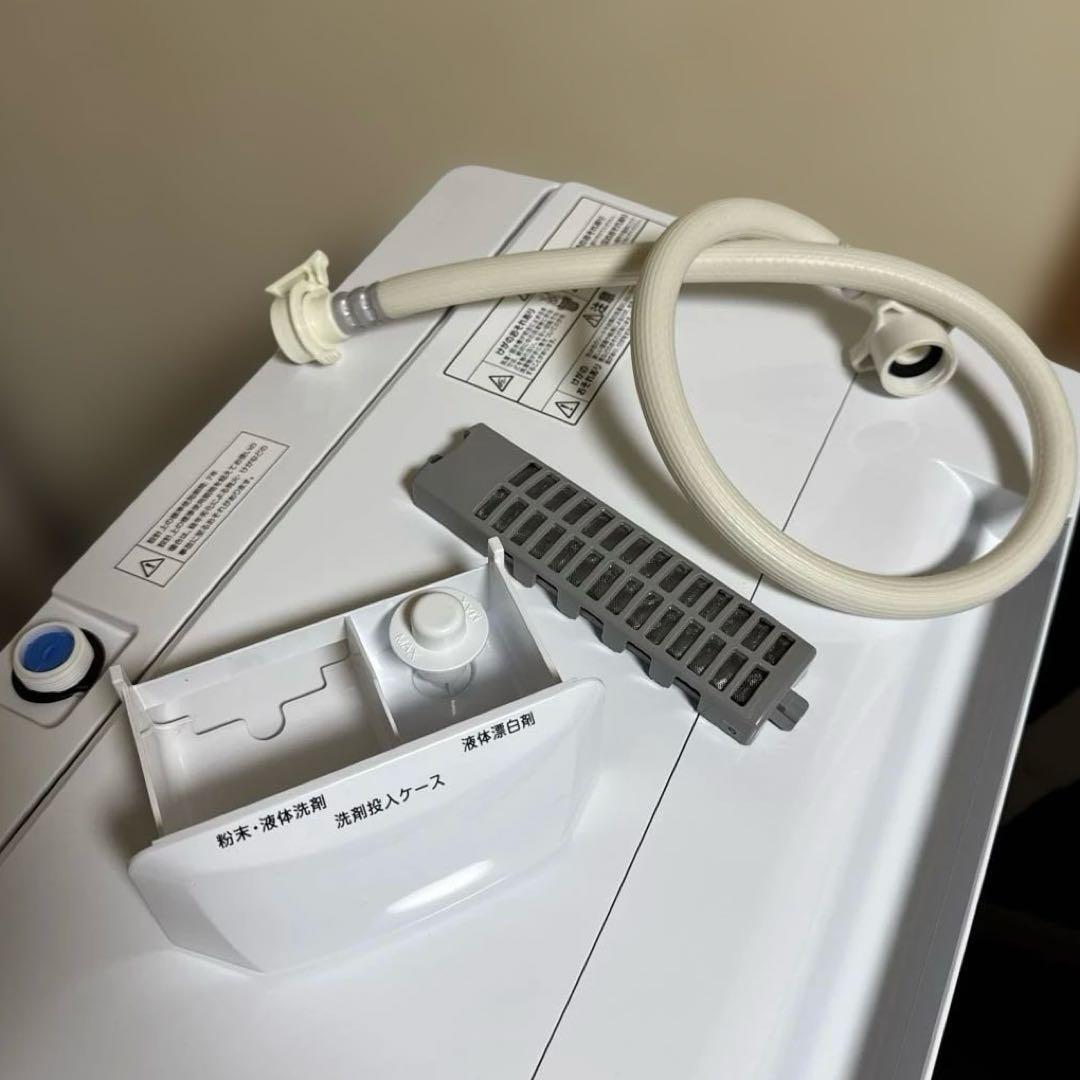 美品 IRIS OHYAMA 2021年製 洗濯機 6kg シンプルデザイン