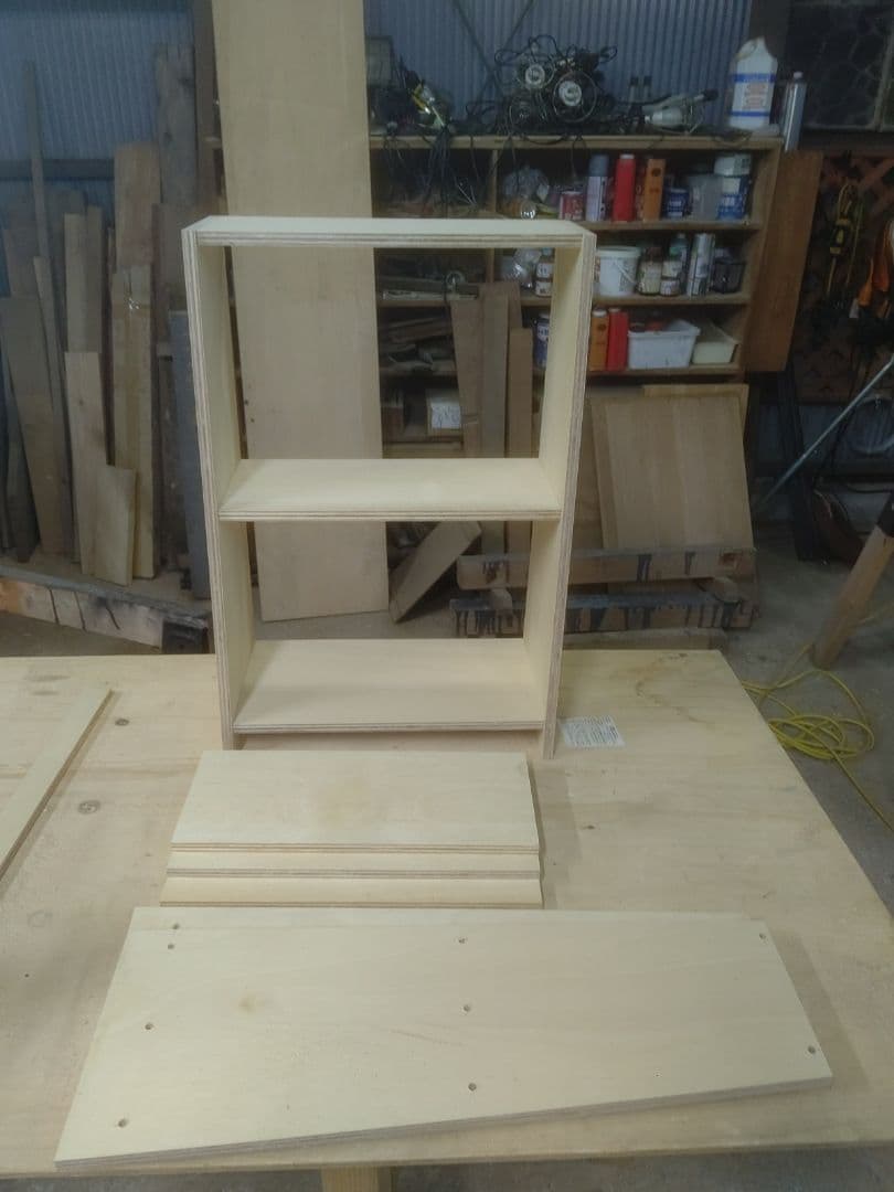 A4用　棚　2段　デザイン棚