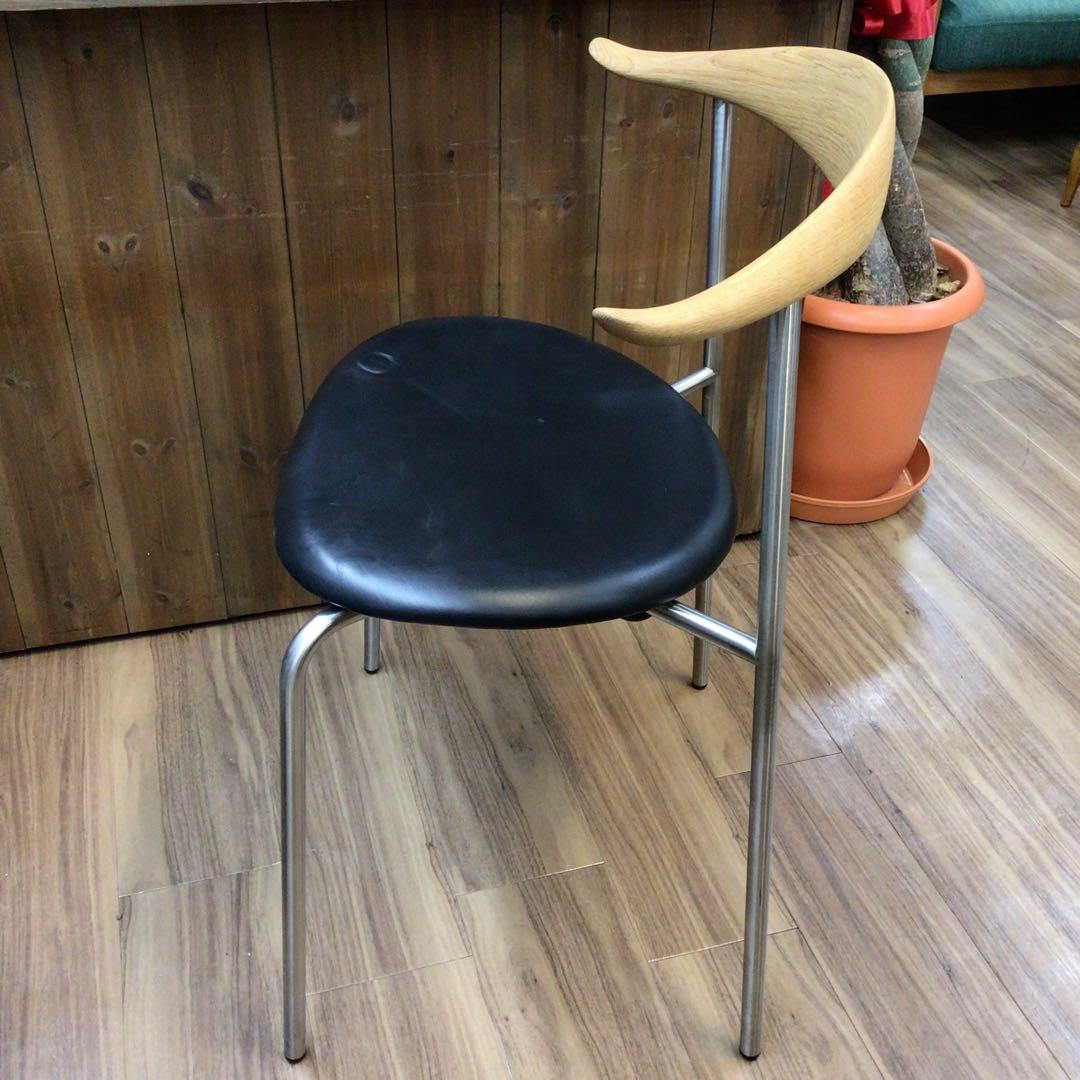 ③カールハンセン＆サン CH88P チェア オーク材 ブラックレザー 引取限定