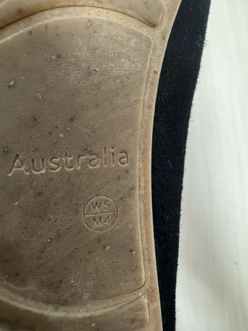 EMU Australia Mira 2.0 バレエシューズブラック5 22cm