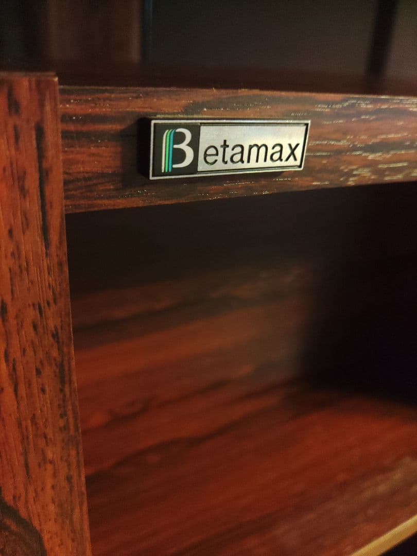 激レア　Betamax ベータマックス　シェルフ　ラック　コレクションケース　棚