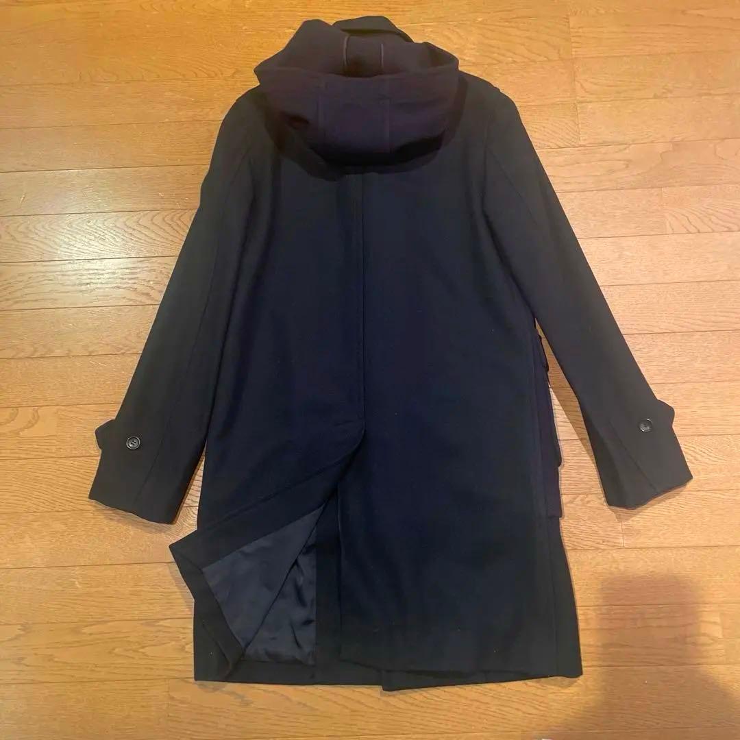 コムデギャルソンオムプリュス　ドッキングダッフルコート　黒X濃紺