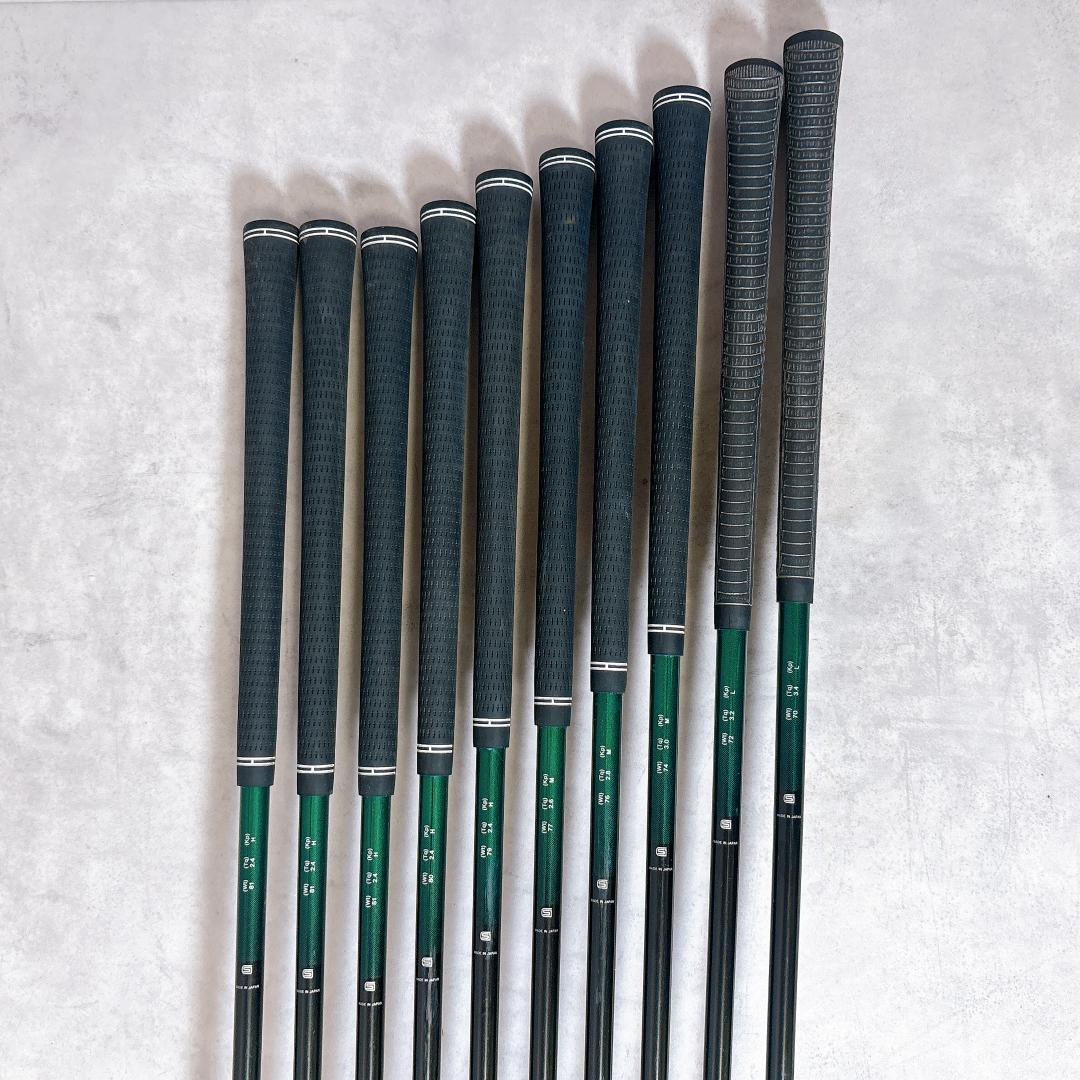 名器 プロギア DATA811 アイアンセット 右打ち 10本 メンズ 三浦技研