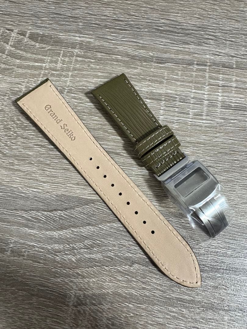 【非売品】Grand Seiko オリーブグリーン レザーストラップ