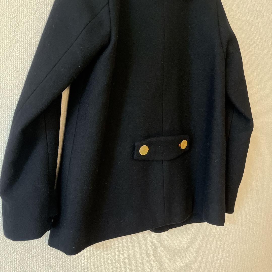 【美品】パラスパレス ダークネイビー ウール ミドル ジャケット M