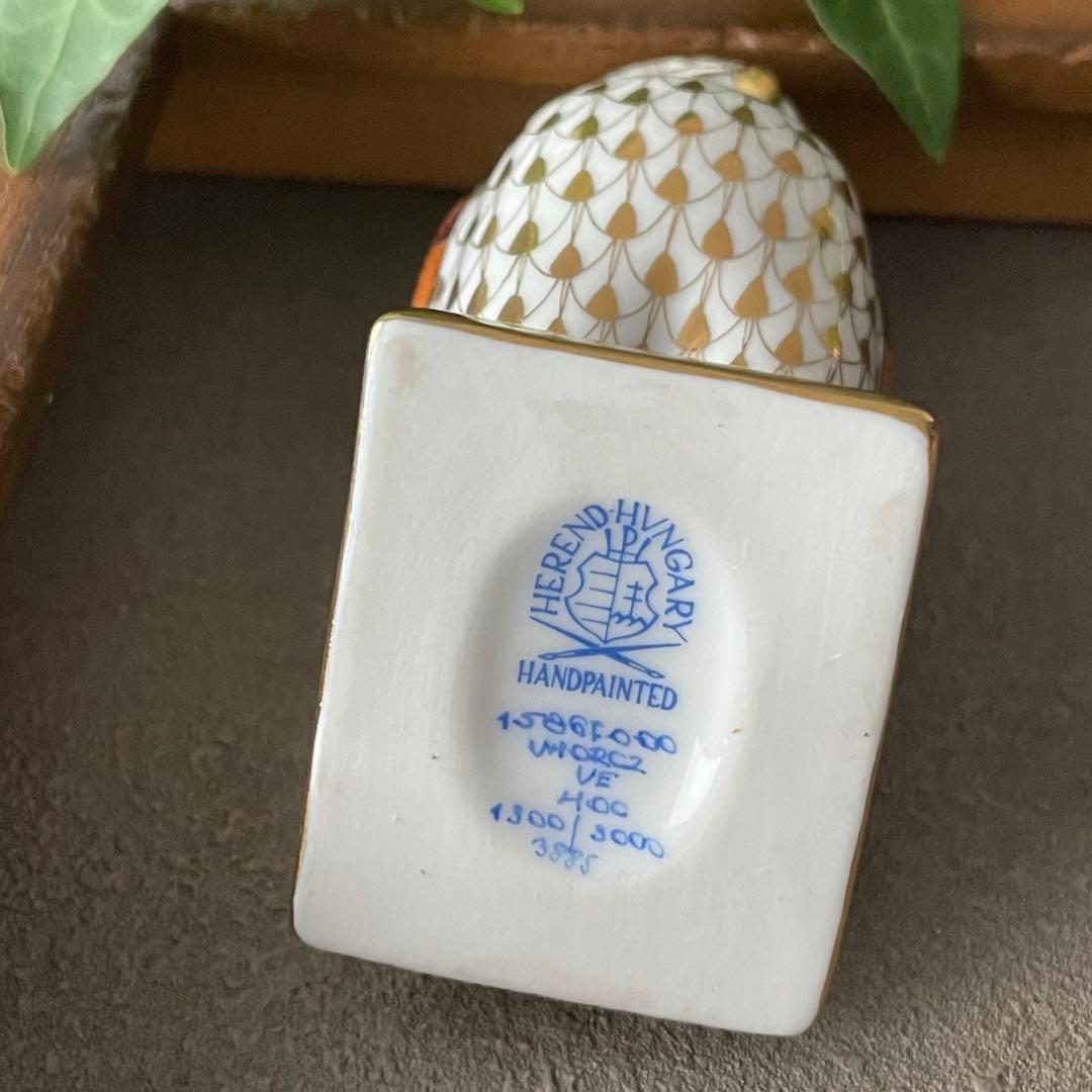 HEREND フィギュリン　 『アテナのふくろう』