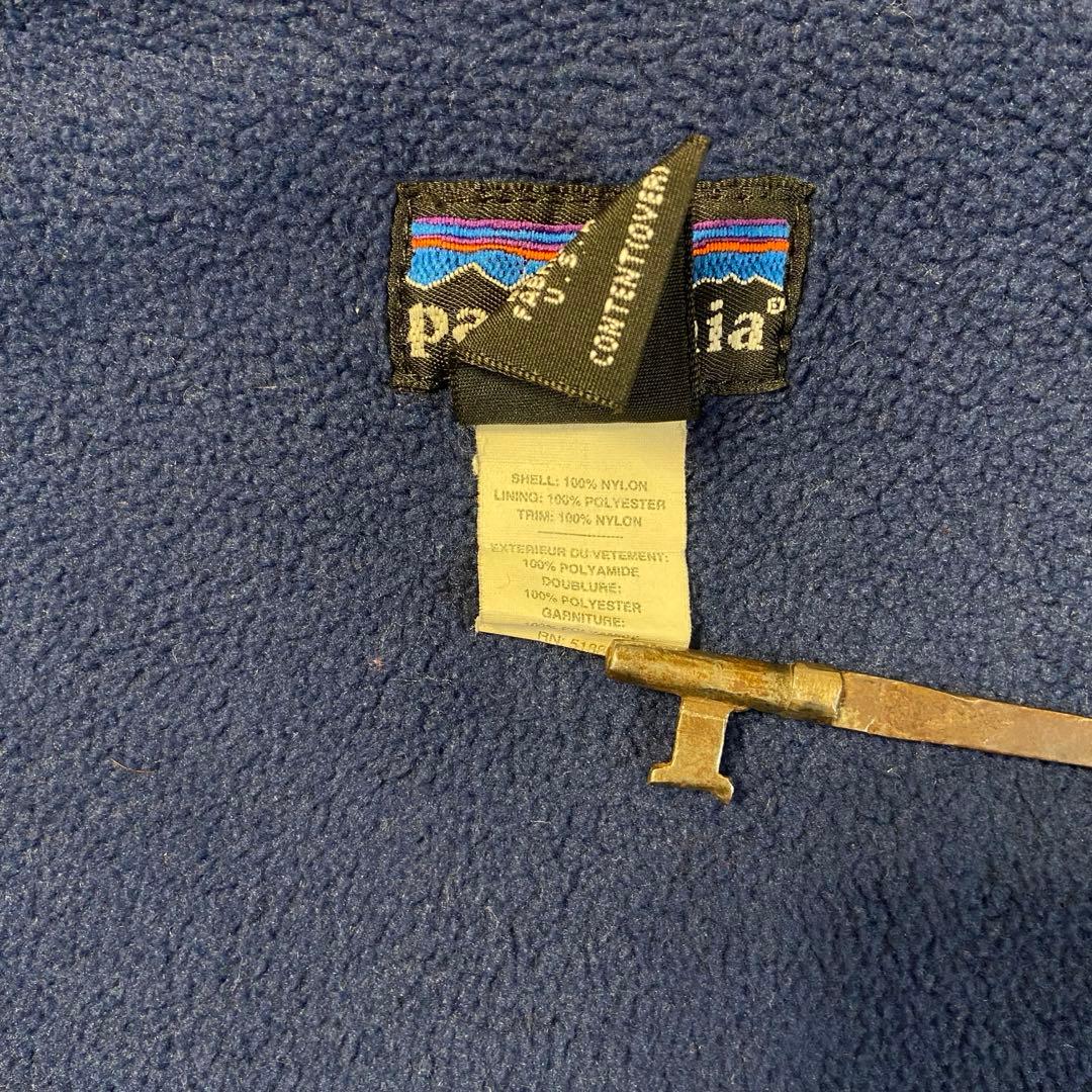 90s Patagonia シェルドシンチラ ブラック/ネイビー USA製
