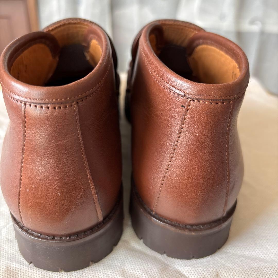 GUCCI グッチ ホースビット 厚底 ローファー ブラウン UK7 本革