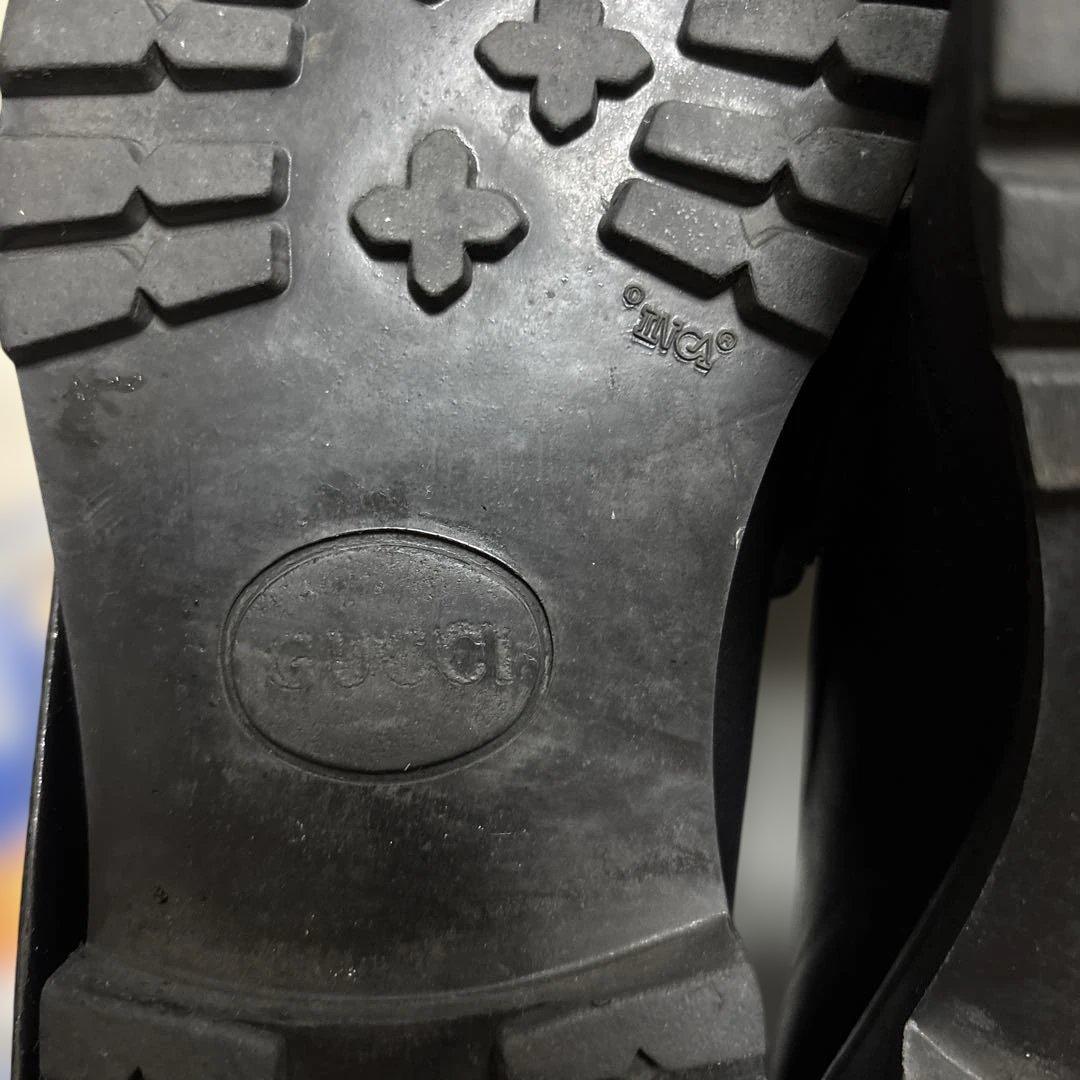 GUCCI ブラック　ビットモカシン　ソフトカーフ