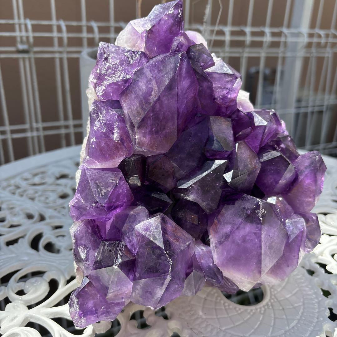 天然石☆新品☆美品☆アメジスト☆大粒クラスター☆大迫力