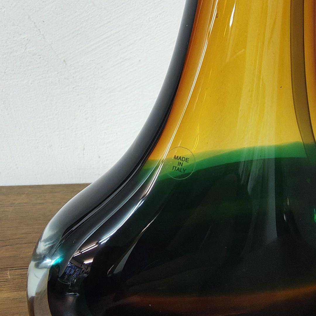 Italy【Murano Glass】ムラーノ 花瓶 フラワーベース