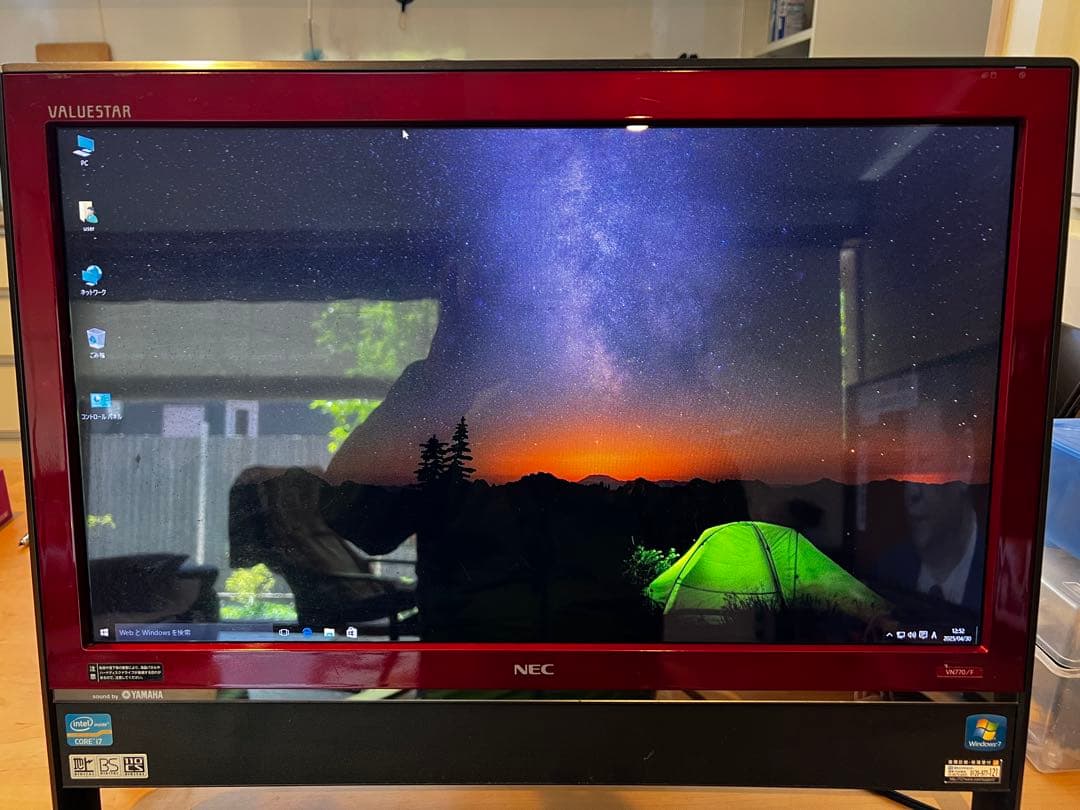 NEC PC-VN770FS6R、Windows10proディスク付き