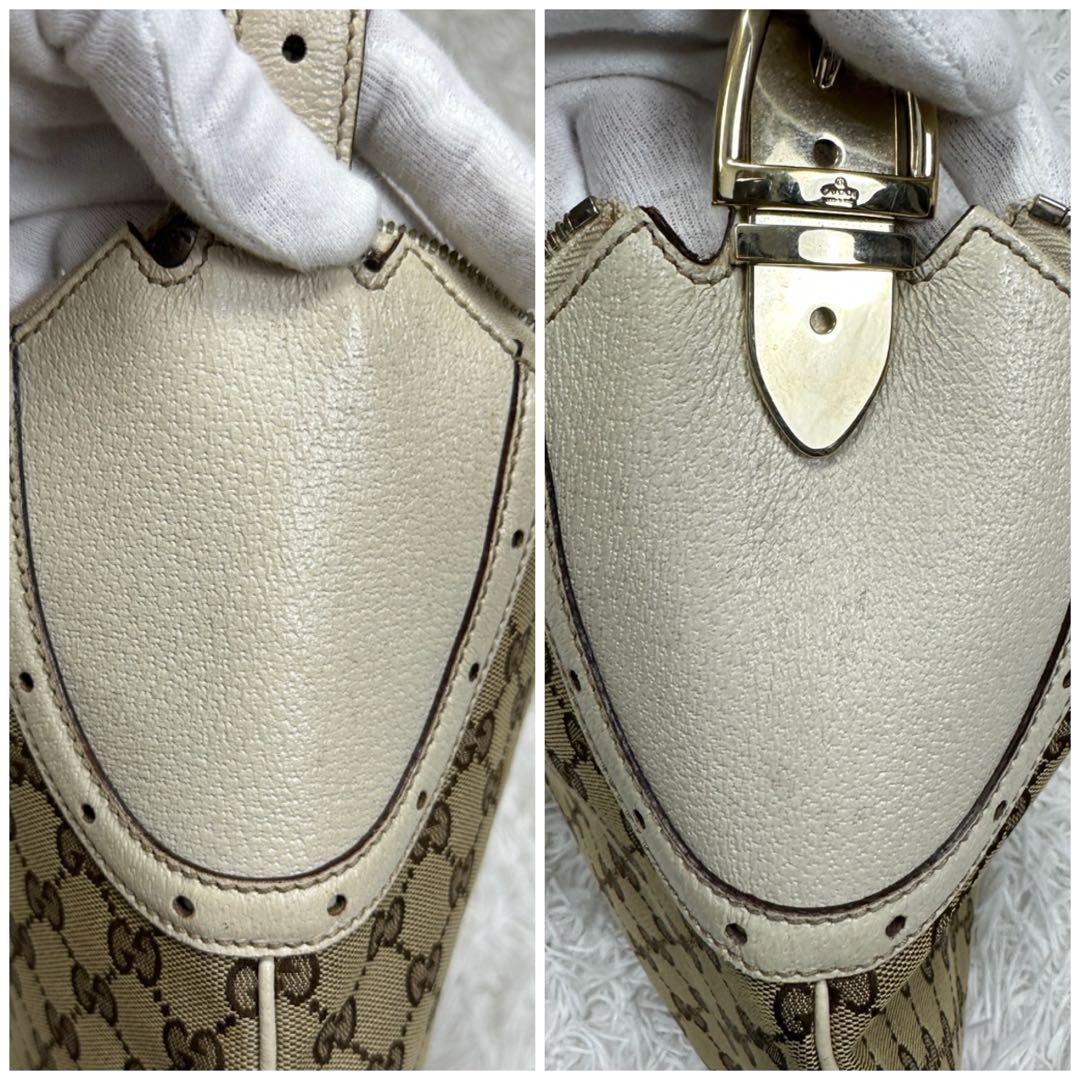 希少【GUCCI】ホーボー ワンショルダー GGキャンバス y2k 00s