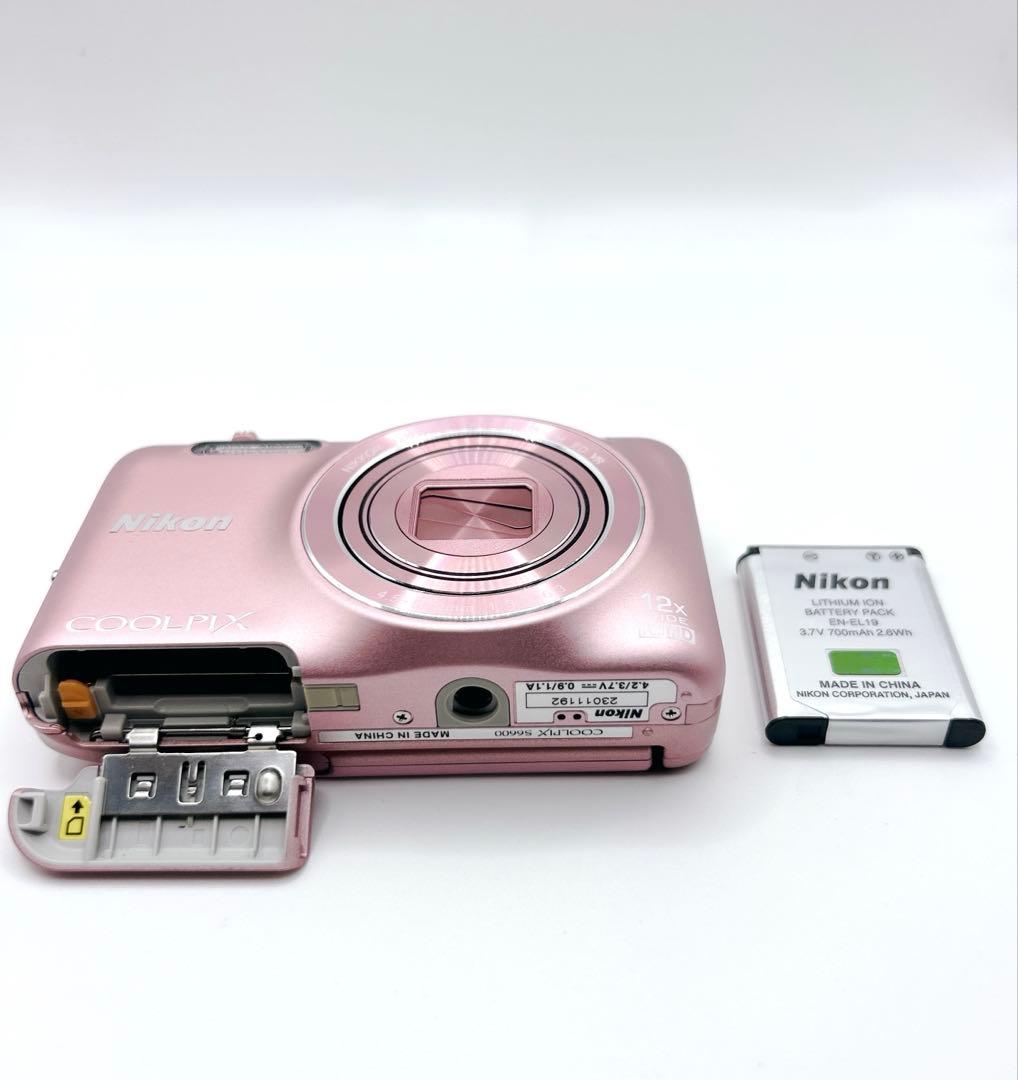 【極美品】Nikon ニコン COOLPIX S6600 シルキーピンク