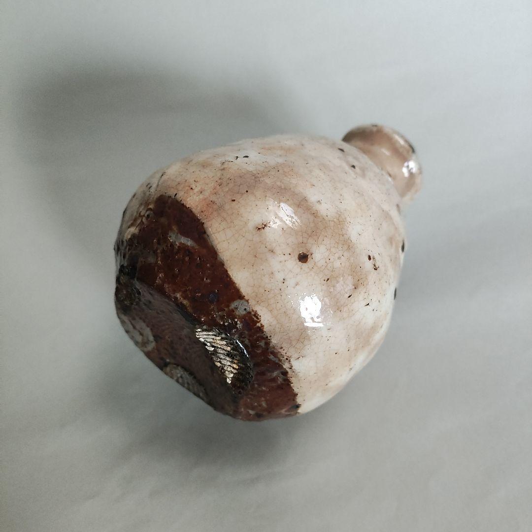 中川自然坊　粉引唐津徳利　唐津焼