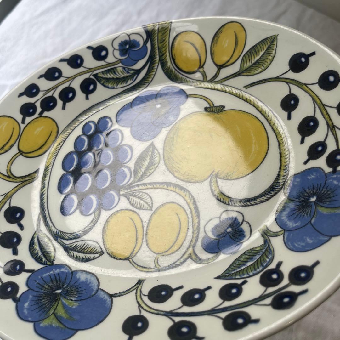 2枚おまとめ！レア！旧カラーロゴ　アラビア　パラティッシ　オーバル 25cm