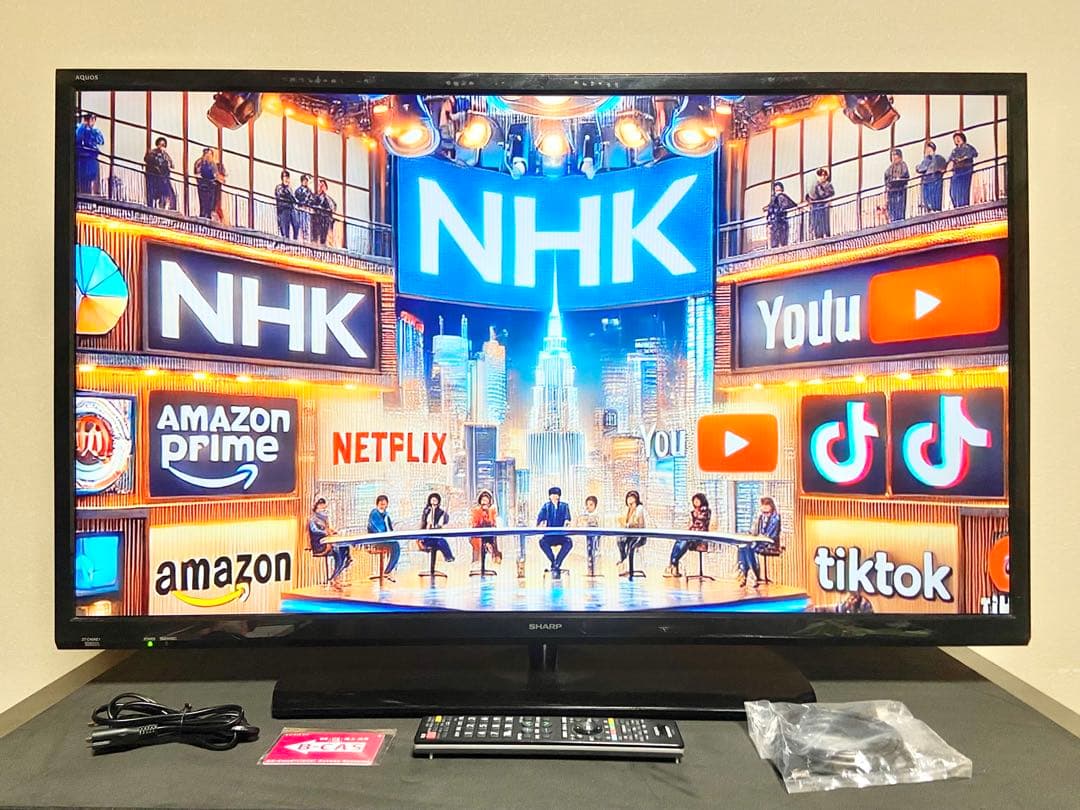 2018年製 SHARP AQUOS 40V型 2T-C40AE1｜互換リモコン