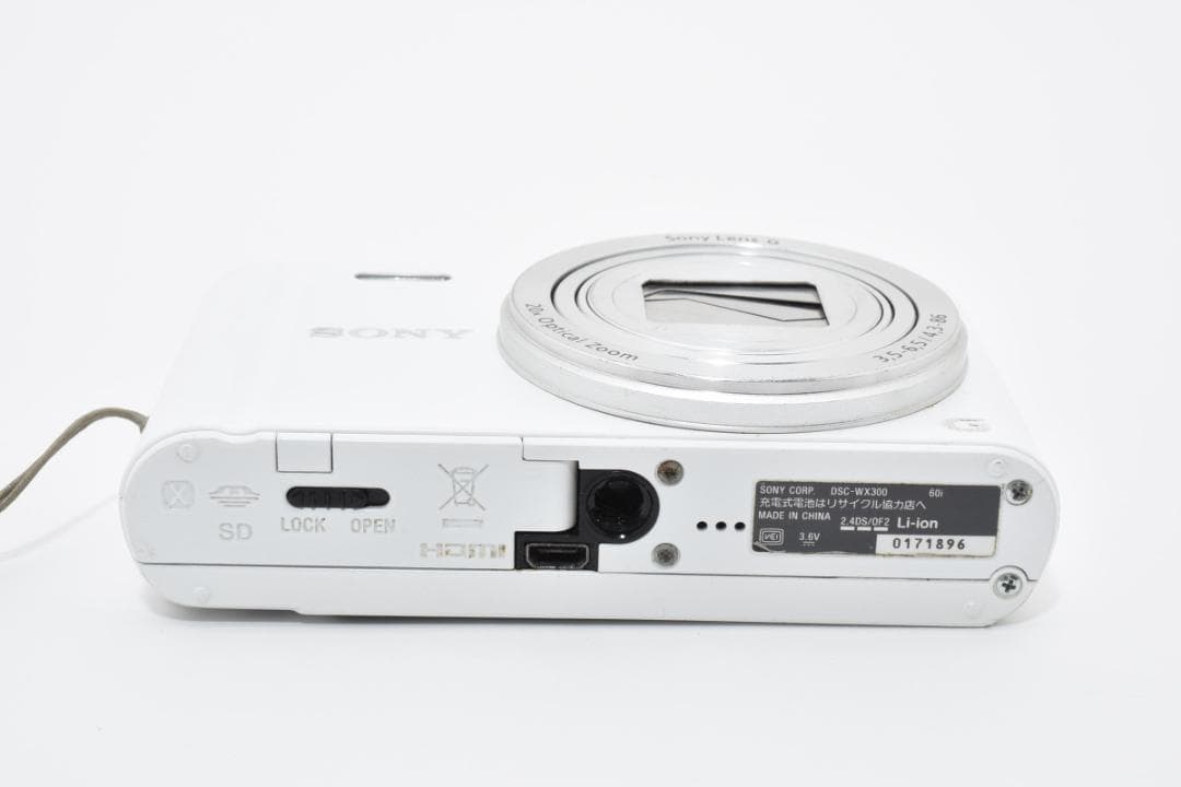 【人気モデル】SONY Cyber-shot DSC-WX300 ホワイト