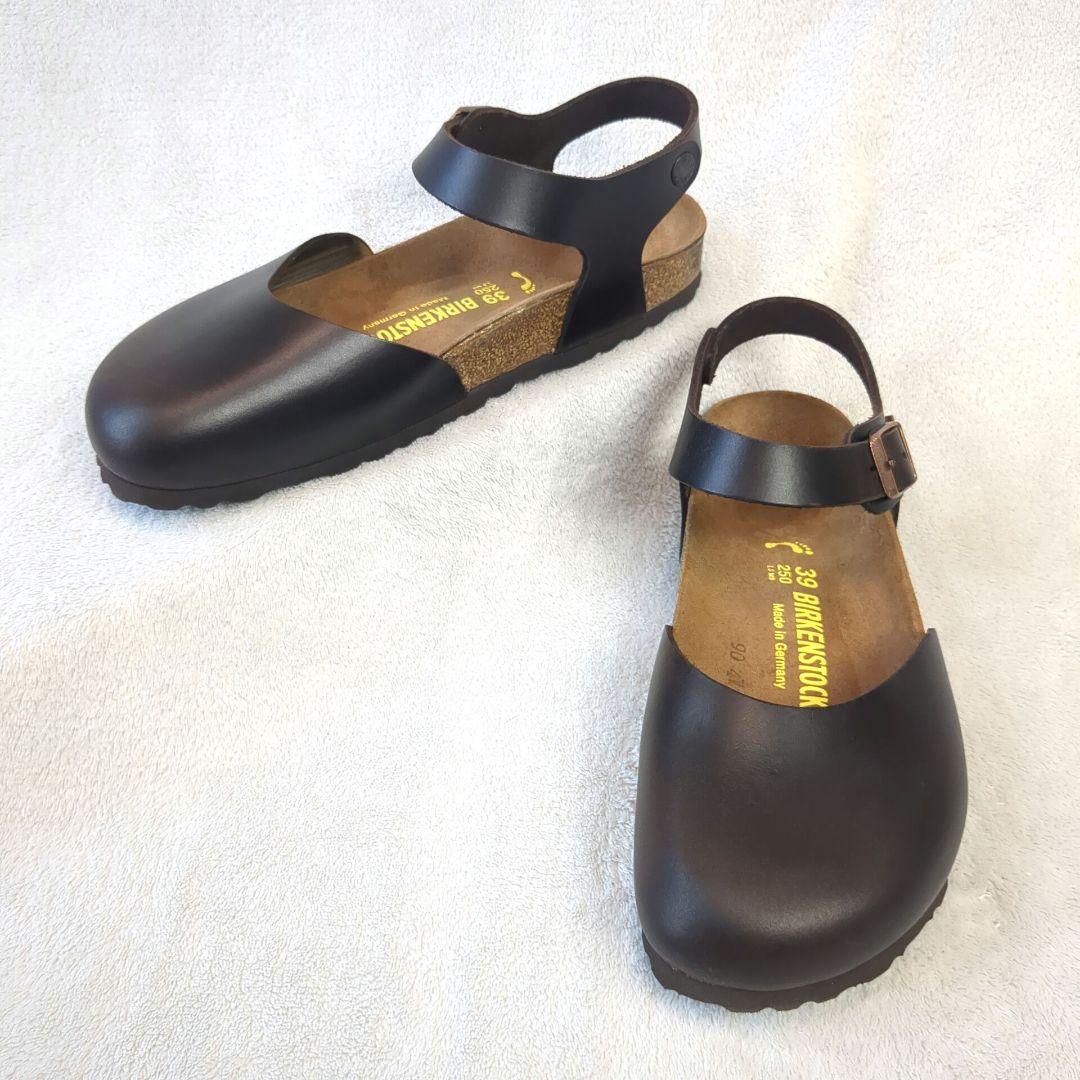ビルケンシュトック メッシーナ レザー ダークブラウン サイズ39