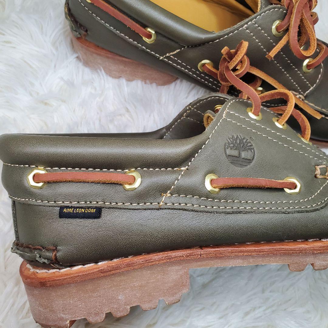 【未使用】Timberland x AIME LEON DORE デッキシューズ