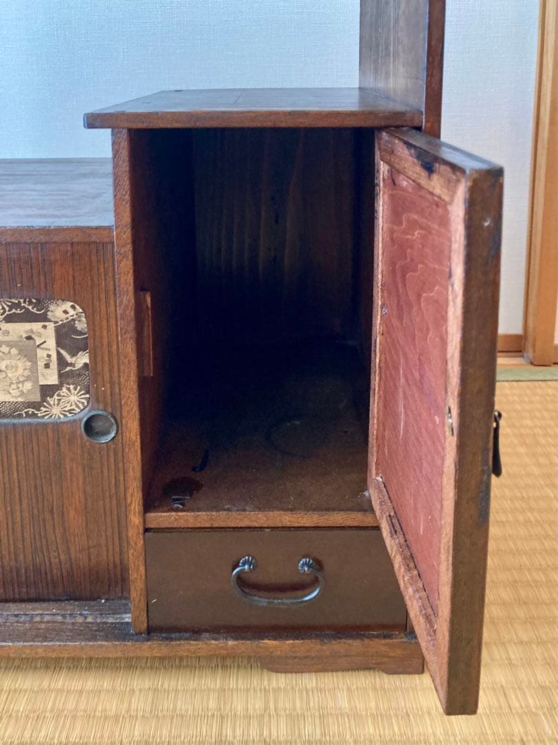小箪笥　箪笥　タンス　大正ロマン　アンティーク　美術品　ファニチャー　家具