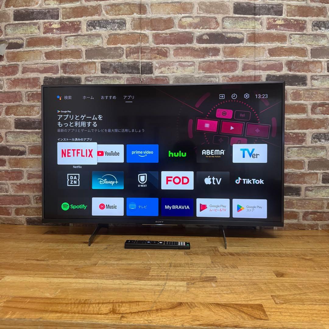 SONY 43V型 4K 液晶テレビ BRAVIA KJ-43X8500H
