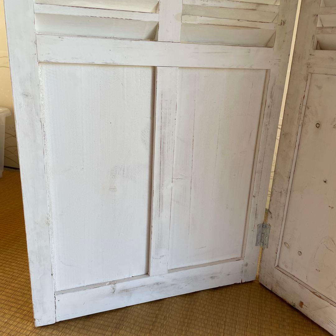 古道具　木製　パーテーション