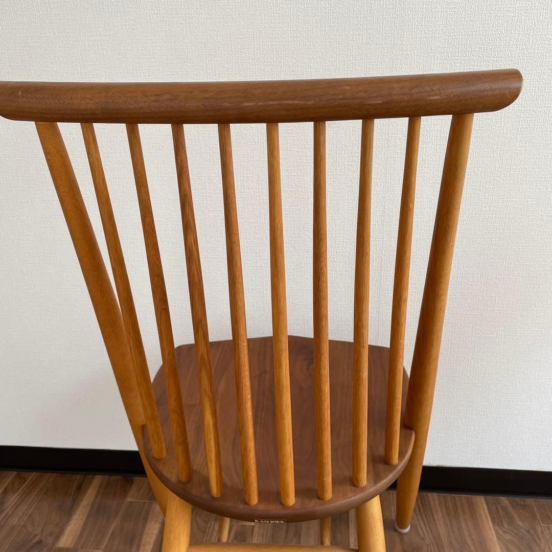 柏木工　シビルチェア（ウォールナット＋ナラ材）