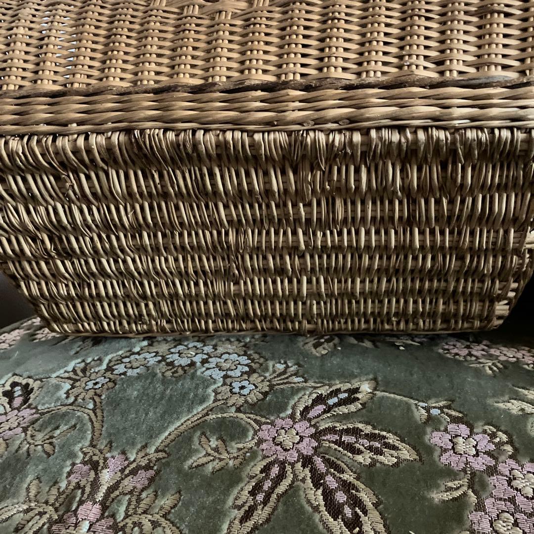 フランスアンティークパニエマルシェ　フランスアンティークサック・ド・フィヨンセ