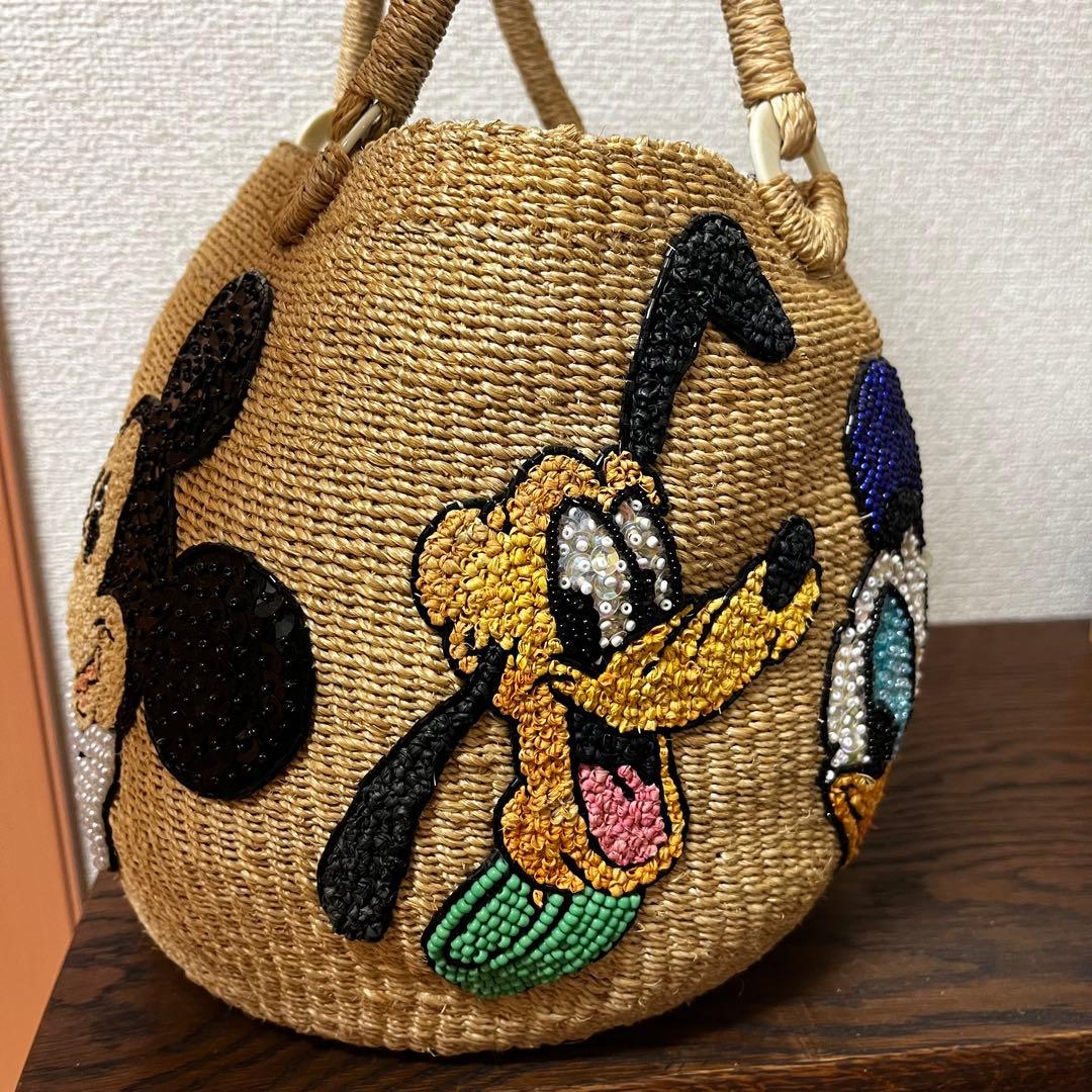 BEAMS ディズニー　かごバッグ　カゴバッグ